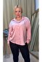 Women's Plus Size Satin Shirt - 3