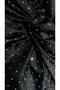 Women’s Elegant Evening Maxi Dress with Draped Bodice, Rhinestone Embellishment & Side Slit - 5