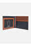The Passage ID Leather Pass Case Wallet – Navy & Tan - 4
