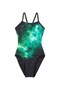 Durafast Elite ®   Cutoutfit Girls' Swimsuit - Starborne