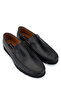 Men's Genuine Leather Black Loafer Shoes - 2