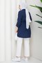 Women's Waist Tunneled Pocketed Shirt - 8