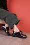 Trapy Women's Genuine Leather Lace-Up Thick Soled Loafer Shoes 4318 - 3