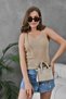 Women's Asymmetrical Collar Thessaloniki Knit Strap Body Blouse 10765 Ctn - 3