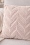 Plush Decorative Throw Pillow Cover Nordic Zigzag-Herringbone Set of 2 / 4 42X42 cm - 3