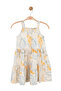Clara Linen Dress for Ages 4-8 - Cream - 6