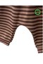 Baby, Unisex, 100% Organic Cotton, Brown. 2-Piece Pants and T-Shirt Set (Waterproof Zippered Organizer Bag Is a Gift.) - 3
