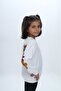 Girl's Back Sleeve Printed Floral Sweatshirt - 5