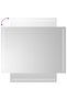 LED bathroom mirror, 50x70 cm - 4