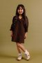 Girl's Buttoned Belted Short Sleeve Trench Coat Dress – Special Occasion Combination - 5