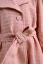 Girl's Buttoned Belted Short Sleeve Trench Coat Dress – Special Occasion Combination - 4