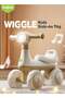 Wiggle Baby Ride on Car for Kids, Ride on Baby Car with Lights, Music & Storage Space (Beige) - 5