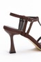 Meilin Thin Heeled Open Shoes - 2