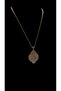 Swaroski Stone Embellished Steel Necklace with Prayer Text - 3