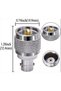 BNC Female to UHF PL-259 Male RF Coaxial Adapter | SO-239 Male to BNC Female Connector - 2