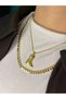 Set of 2 Vintage Look Necklaces |   Embroidered Cowboy Boot Pendant & Sequin Chain Necklace - 4