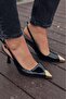 Caligo Stiletto Black Patent Leather