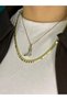 Set of 2 Vintage Look Necklaces |   Stoned Cowboy Boot Pendant & Sequined Chain Necklace - 4