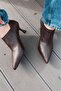 Olia High Heeled Shoes Light Brown Matte Leather - 8