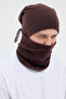 100% Micro Polar Fleece Extra Flexible and Soft Men's Beanie Neck Collar Set - 7