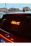 In-Car Neon Led Lighted Decor Love (12 Volt Suction Cup Amber Yellow) - 3