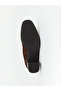 New season brown suede Suede heeled shoes from gulis gi̇yi̇m. - 4