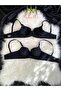 Women's Bra with Stone Detail and Hand Support - 3