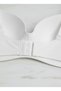 Women's White Seamless Gathering Bra - Non-Marking Laser Cut Seamless Bra White - 6