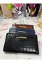 Croco Textured Wallet with Gold Details and Luxury Look - 8
