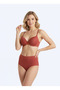 Women's Bra with Hand Support and Laser Cut Ribbon Detail on the Back - 2