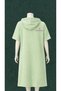 Women's Mint Green Hooded Pool & Beach Poncho – Women's Oversized Towel Dress - 2