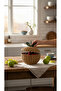 Handwoven Apple Design Rattan Storage Container - Fruit Bowl with Lid and Multi-Purpose Kitchen Organizer - 5