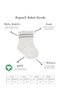 5-Piece Combed Cotton Non-Slip Circle Socks 10122 Ecru