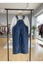 Girl's Denim Salopet Set with Heart Appliqué (Blouse Included) - 3