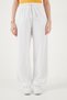 Cotton Waist-Tied High-Waisted Wide-Leg Regular Fit Pants with Pockets Pants 668Yp4 - 5