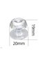 4 Pieces Multi-Purpose Adhesive Holder Button with Crystal Design - 2