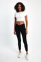 Ring Design Crop Top Women's Blouse with Back Detail