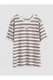 Orange Striped Boy's T-Shirt and Shorts (S6) - 2