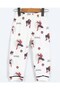 Boy's Printed 2-3-4-5-6 Years Old Double-Breasted Collar 100% Cotton Nightgown Pajama Set - 5