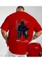 Men's T-Shirt, Samurai Print, Relaxed Fit, Tokyo Theme, Everyday Wear