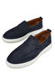 , Men's Genuine Leather Comfort Shoes 1611025Z20172 Navy Blue - 5