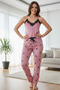 Women's Thin Tencel Velvet Pipe Leg Comfortable Cut Plaid Pajama Bottoms