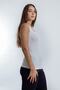 Seasoul Women's White Bamboo Thick Strap Tank Top Ss1561 - 2