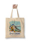 Santorini Greece Travel Sightseeing White Tote Bag Long Handle Shopping Bag Beach Bag