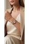 Women's Steel Watch Gold & Silver Band Pink Dial |   Vintage Luxury Elegant Minimal Wrist Watch 2026 - 5