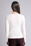 تي شيرت نسائي بأكمام طويلة من Slim Fit Basic Ecru G8729AX/ER105 - 6
