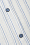 Navy Blue Comfortable Fit Striped Men's Shirt – Pocketed, Wooden Buttoned, Natural Textured, New Season 2602623 - 6
