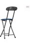 Round Seat Metal Folding Chair (Blue) - 6
