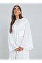 Women WhiteLong Sleeves A-Line Midi Dress - 2