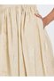 Women Beige Floral Print Sleeveless A-Line Maxi Dress - 4
